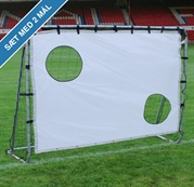 Fodboldm�l til haven - s�t med 2 m�l